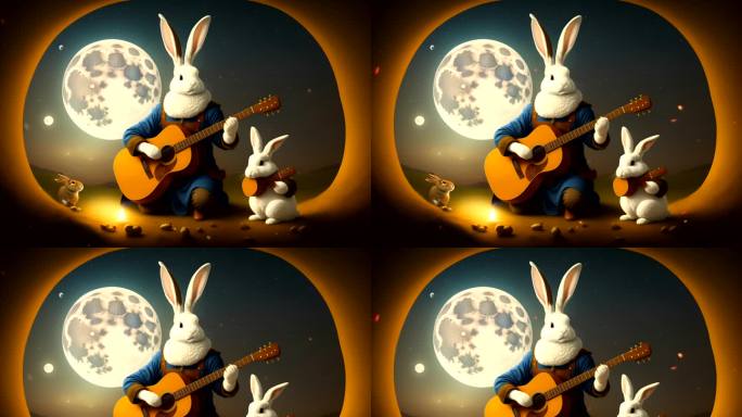 兔子与吉他