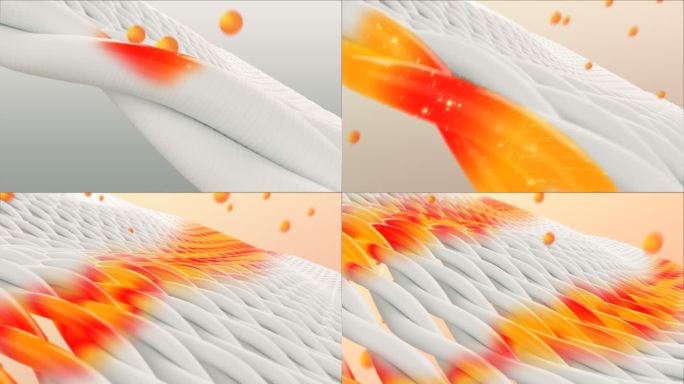 暖阳粒子3D动画