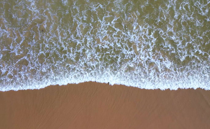 海浪 波浪 海滩 沙滩 俯拍