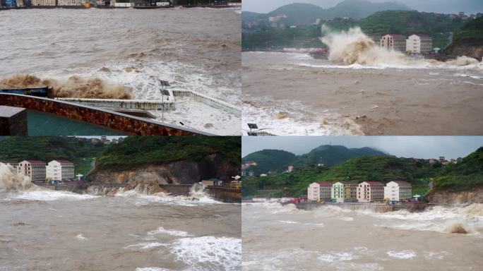 台风，台风天气，石塘半岛狂风大雨交加