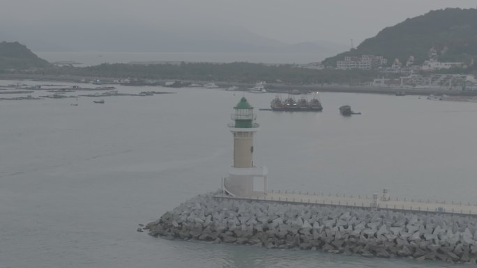 桂山岛码头出海口