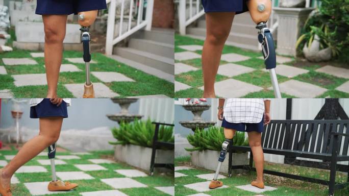 腿部残疾人士坐立行走训练