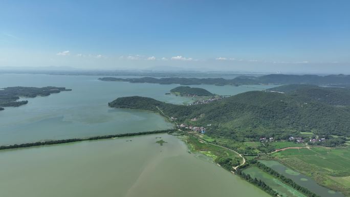 池州水系水资源升金湖长江支流