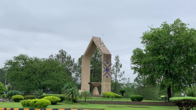 由于下雨，鸽子坐在一个地方，鸽子坐在一排。