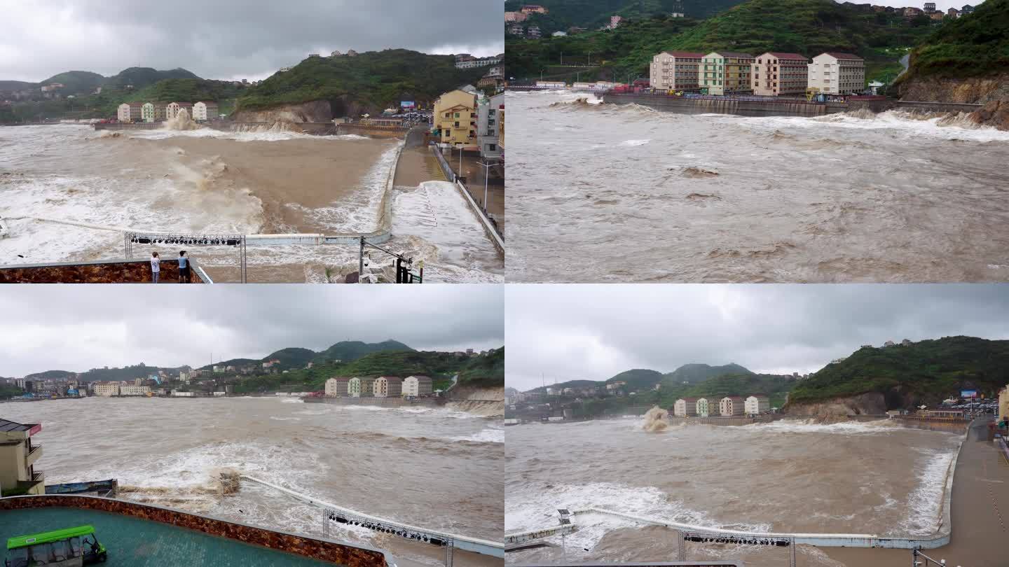 台风，台风天气，石塘半岛狂风大雨交加