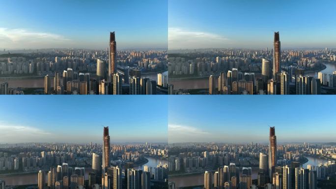 4K重庆陆海国际城市航拍20