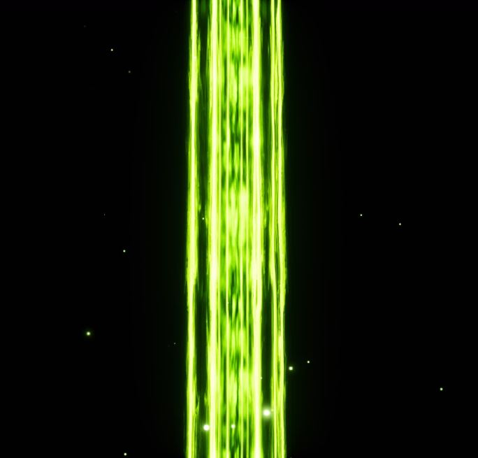 绿色能量光柱（带通道）