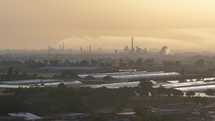 4K-工业化污染、工厂污染、环境污染