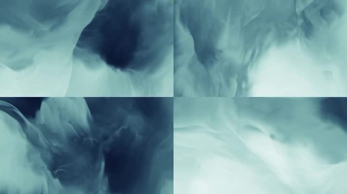 抽象艺术黑白水墨烟雾云烟液体流体中国风