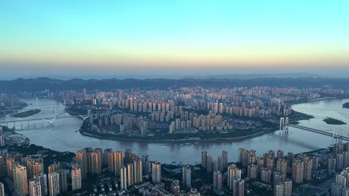 4K重庆陆海国际城市航拍29