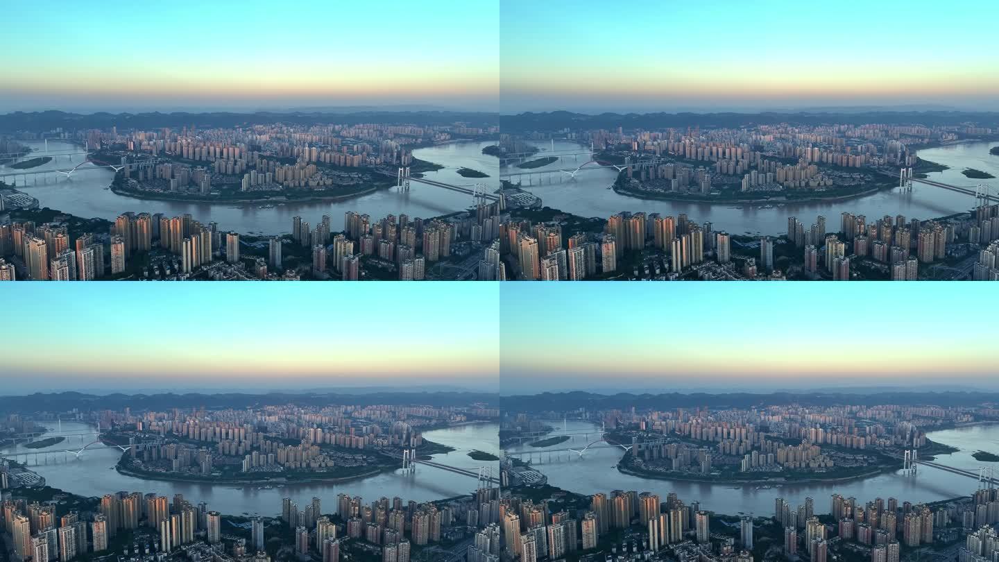 4K重庆陆海国际城市航拍29