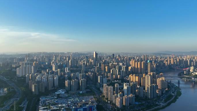 4K重庆陆海国际城市航拍11