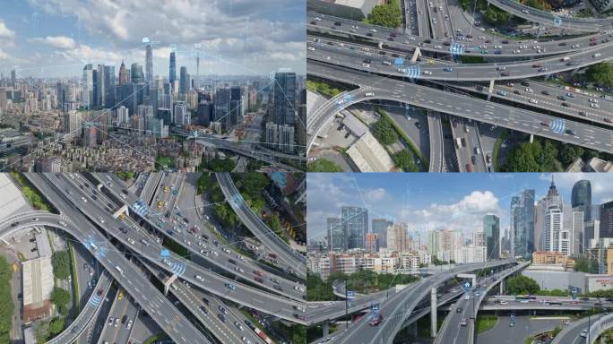 城市智慧交通包装5G物联网IOT无人驾驶