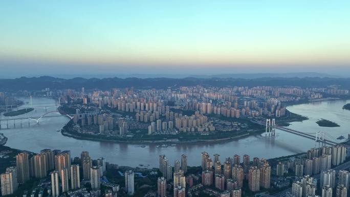 4K重庆陆海国际城市航拍30