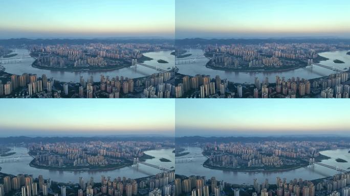 4K重庆陆海国际城市航拍30