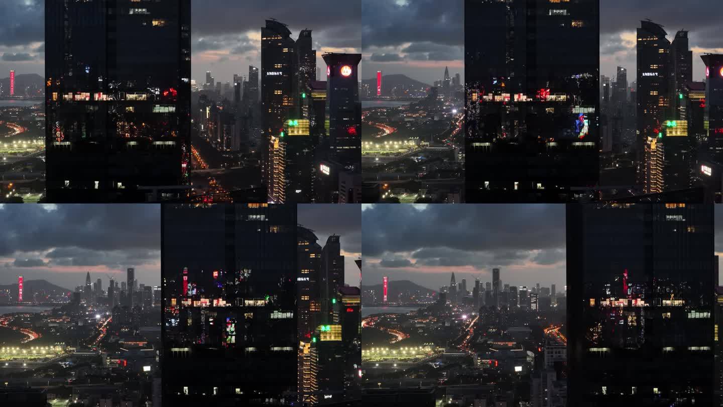 【正版】4K深圳城市cbd宣传片航拍素材
