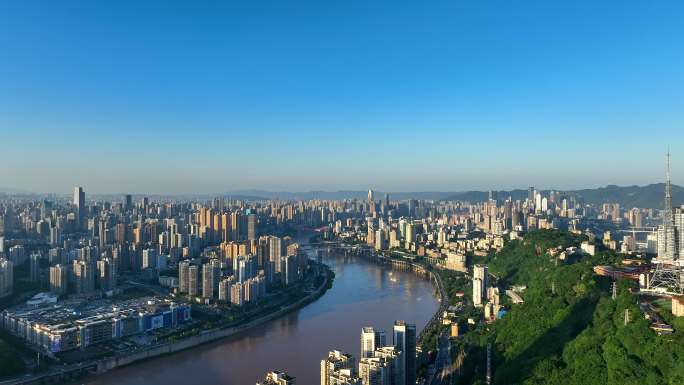 4K重庆陆海国际城市航拍7
