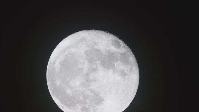 超级大月亮-满月月升-冷月-2