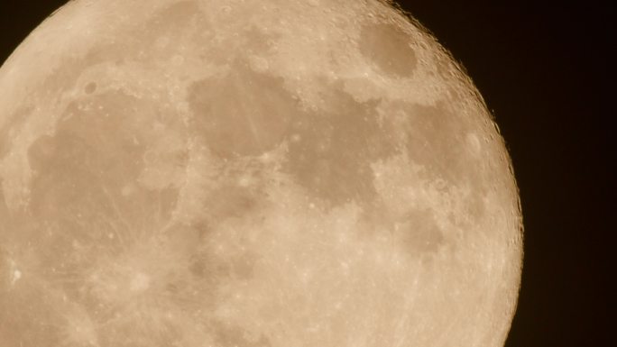 超级大月亮-月升-金色-1