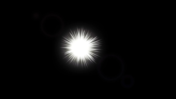 动漫中心白光光束。无缝循环4K光线光束动画。一束白光在黑色的背景上闪耀。中间有一束光。
