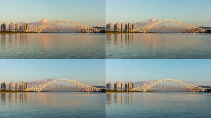 珠海横琴二桥黄金水道4K延时影像
