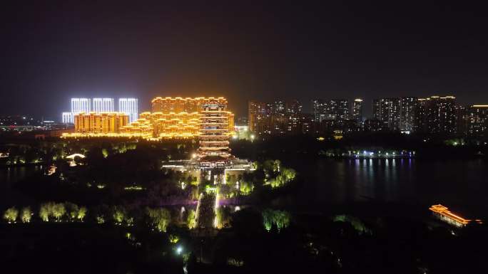 海岱楼夜景