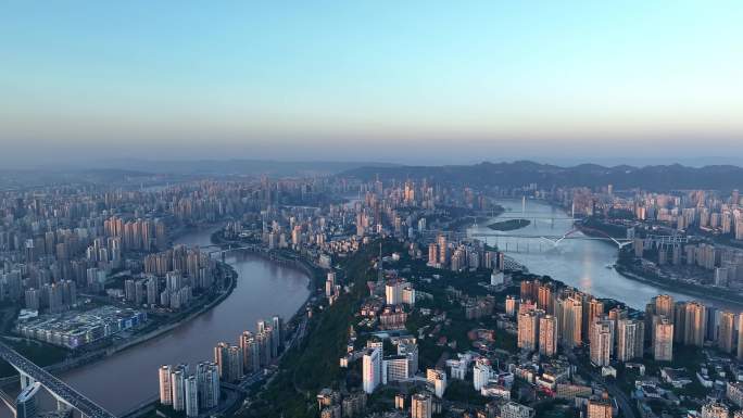 4K重庆陆海国际城市航拍27