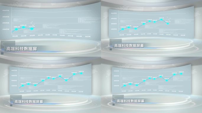 高端科技数据屏幕