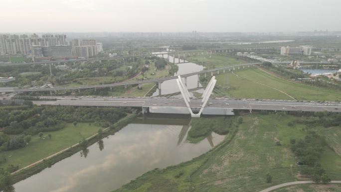镐京大桥沣河生态湿地公园9