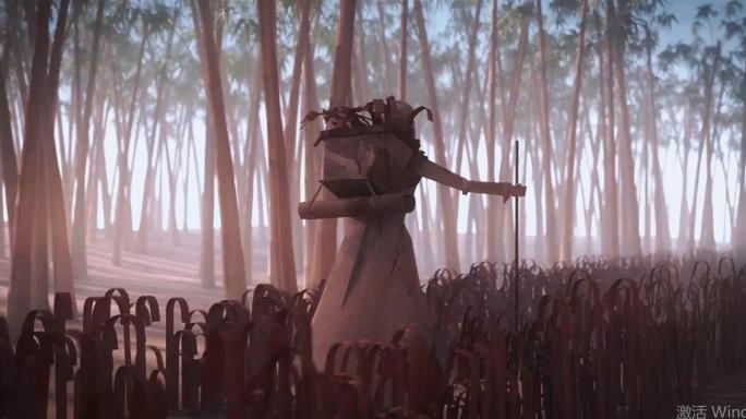 原创中国风折纸C4D三维动画