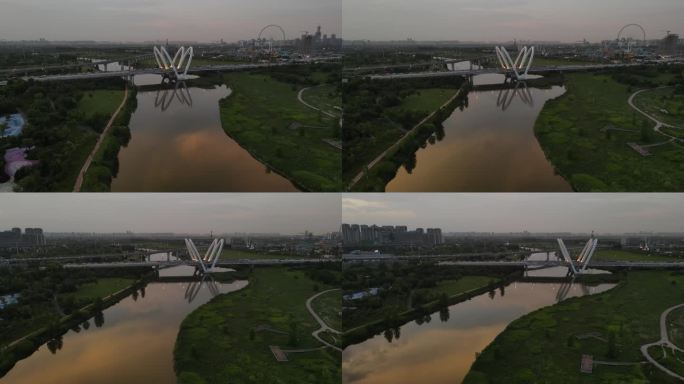 镐京大桥沣河生态湿地公园33