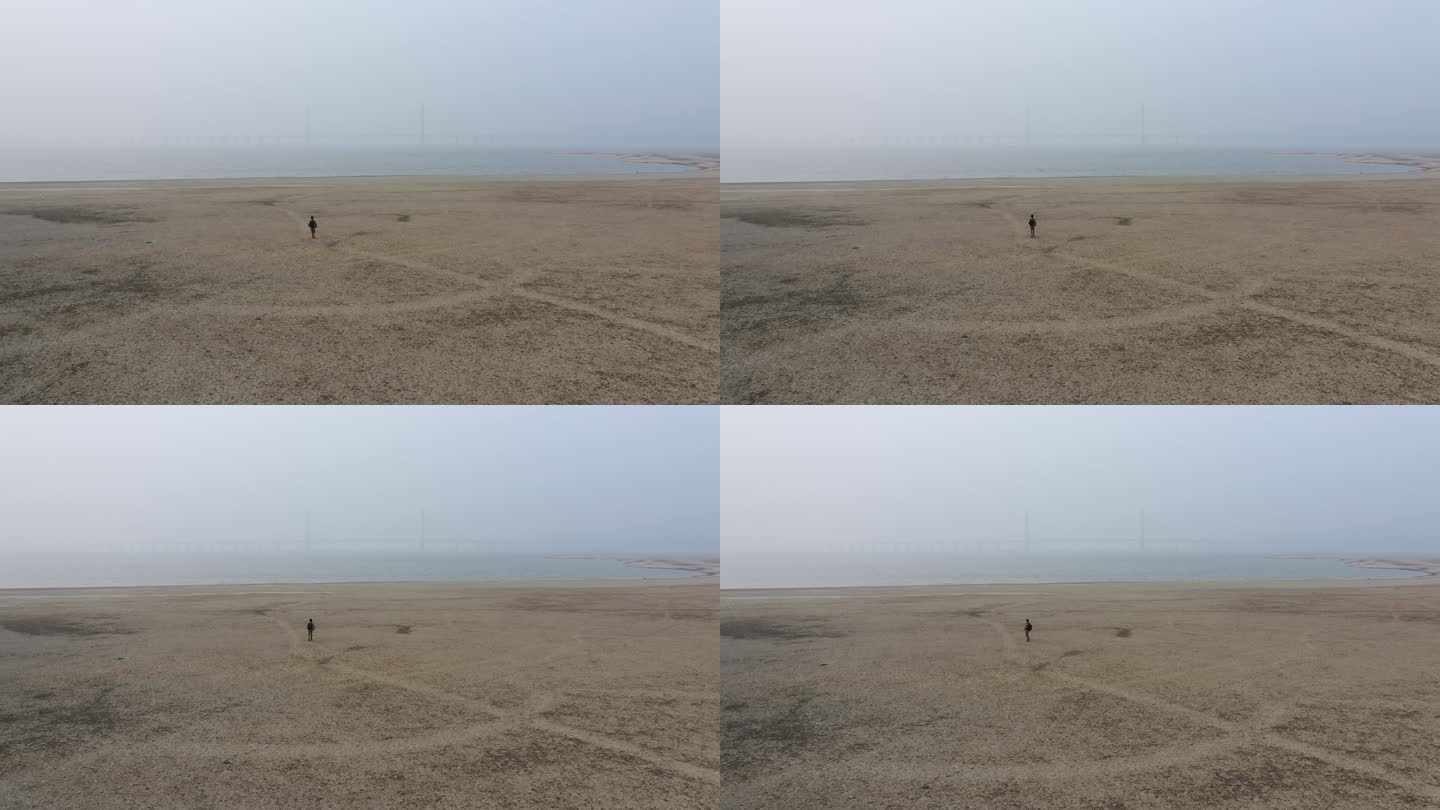 鄱阳湖枯水期沙漠