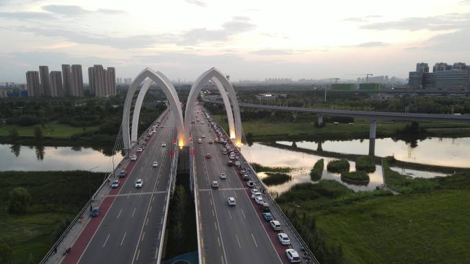 镐京大桥沣河生态湿地公园28