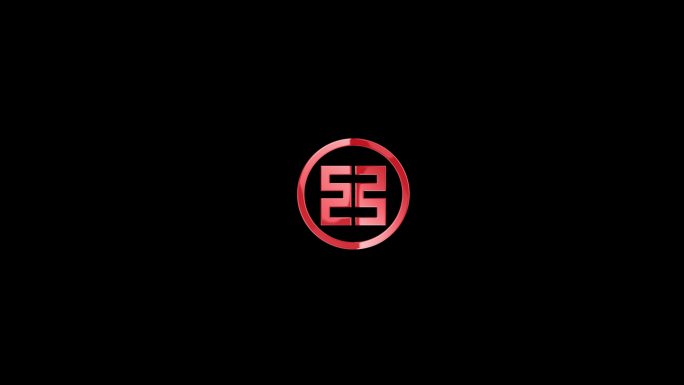 简洁科技logo翻转