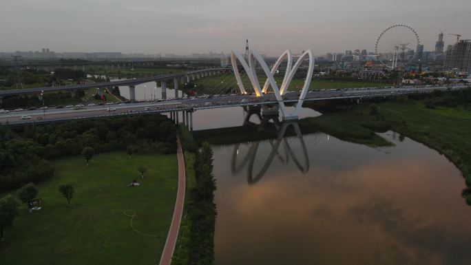 镐京大桥沣河生态湿地公园31