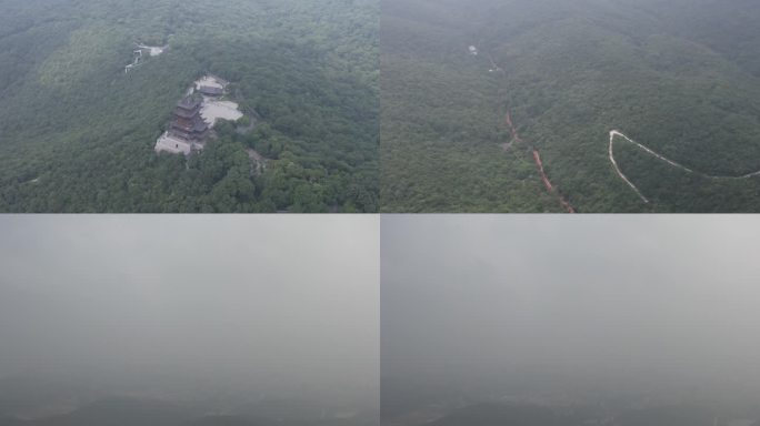 祖国大好河山安徽滁州琅琊山景区航拍