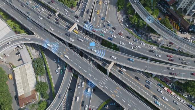 城市智慧交通包装5G物联网IOT无人驾驶