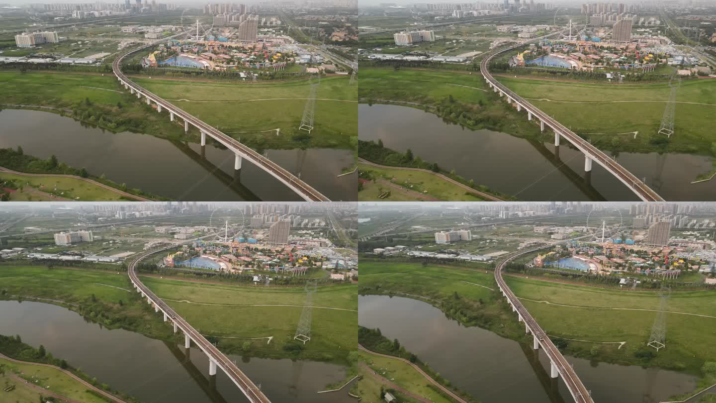 西安沣东镐京大桥沣河生态湿地公园23