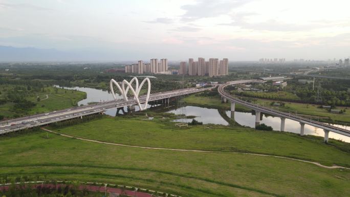 镐京大桥沣河生态湿地公园26