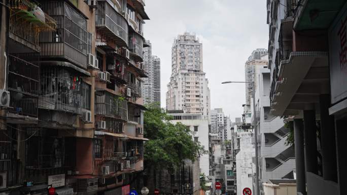 【正版素材】澳门城市街道5190