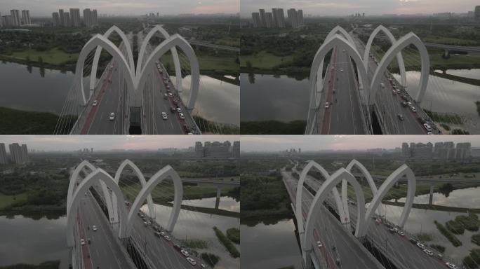 镐京大桥沣河生态湿地公园2