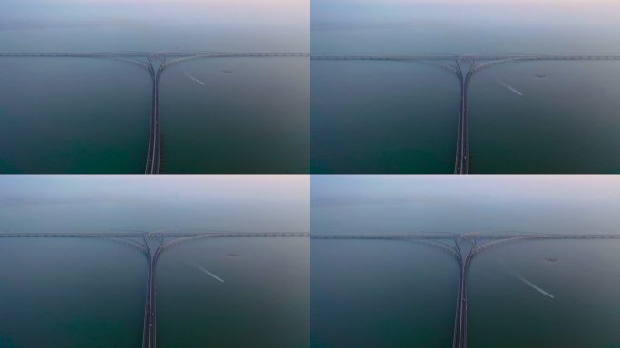 4K青岛红岛互通立交桥