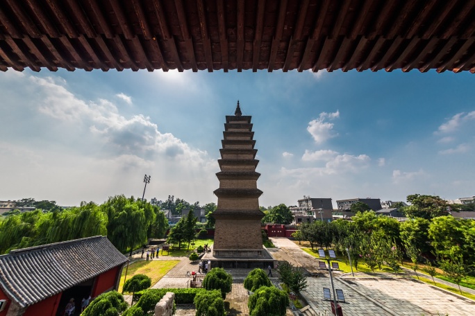 正定开元寺延时古塔