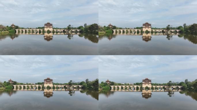 美丽的云南建水双龙桥风景