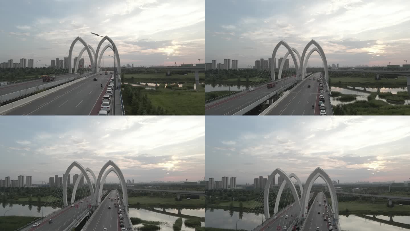 镐京大桥沣河生态湿地公园1
