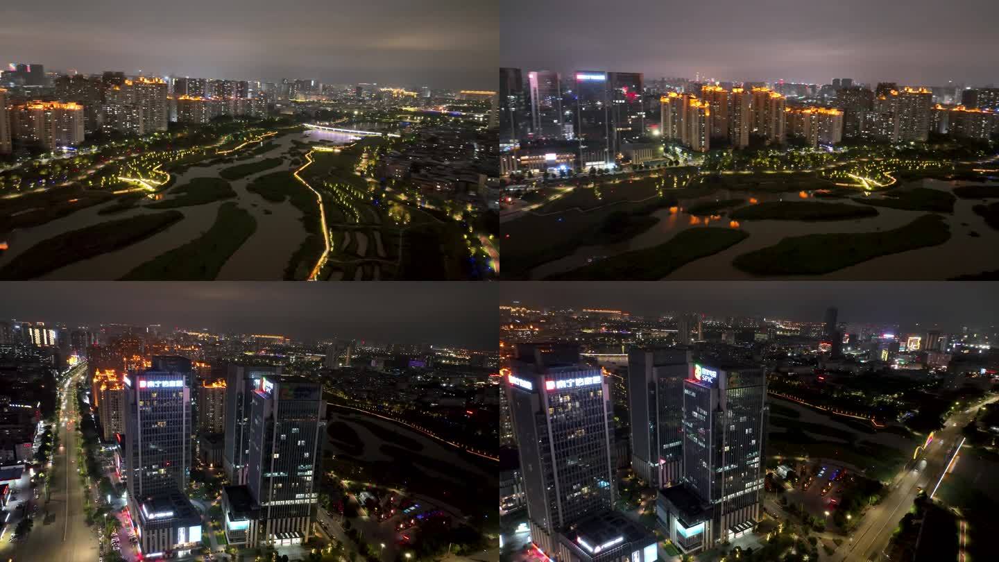 南宁全景  南宁信息港 南宁夜景 街道