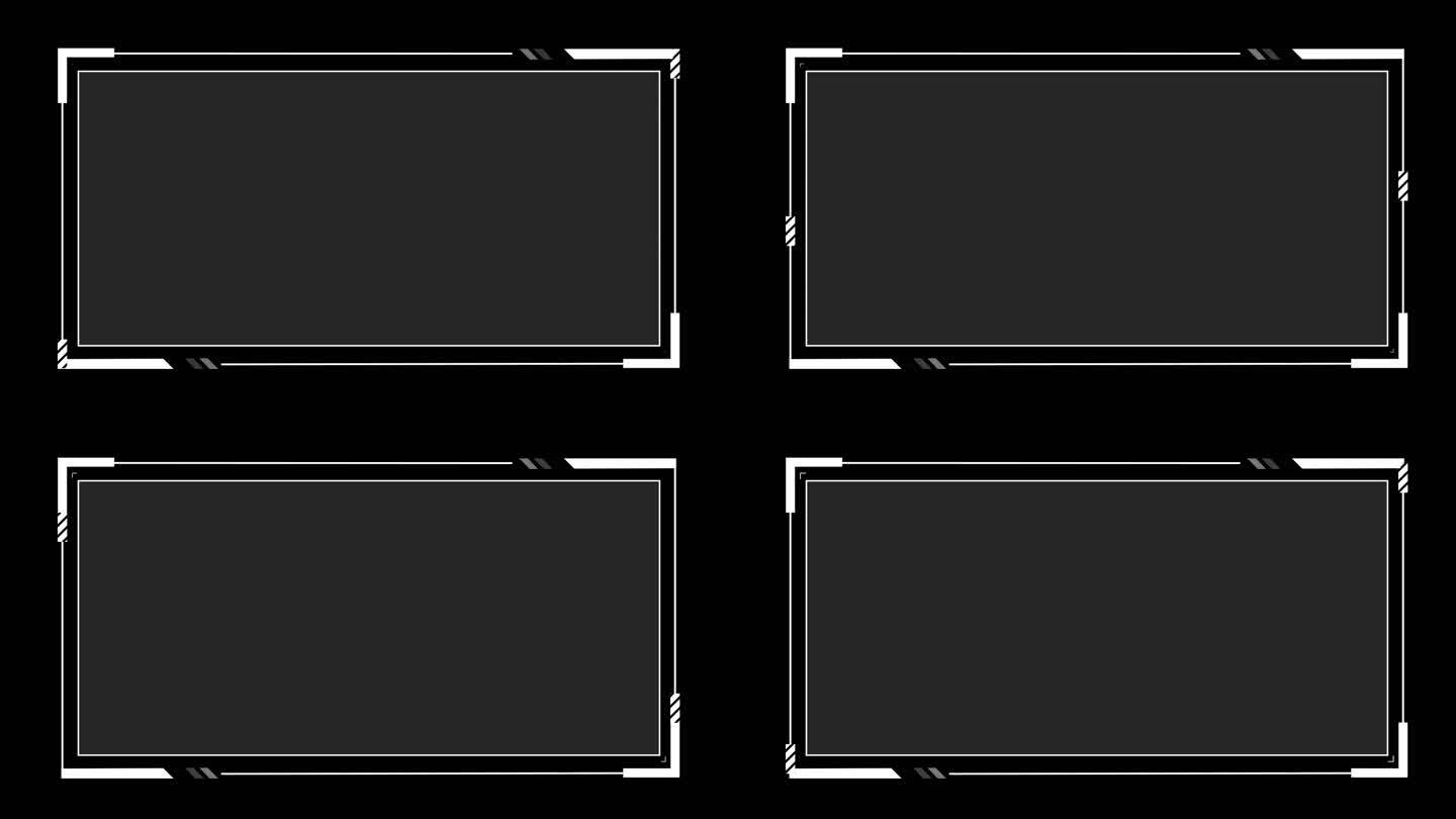 HUD风格-科技感边框 图片框 文字框