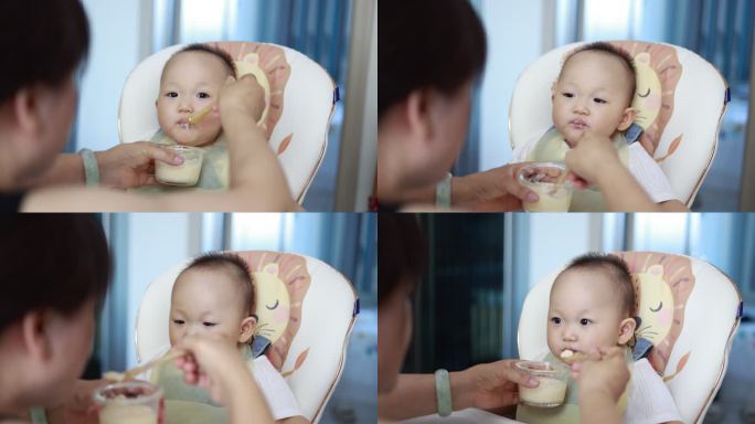 婴儿吃辅食  宝宝吃饭
