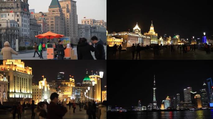 2010年上海延时外拍日夜景中外游客