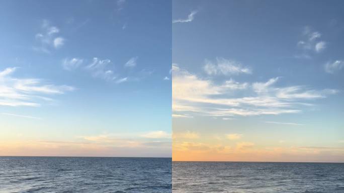 【4K竖版】海南三沙西沙群岛绝美日落海景